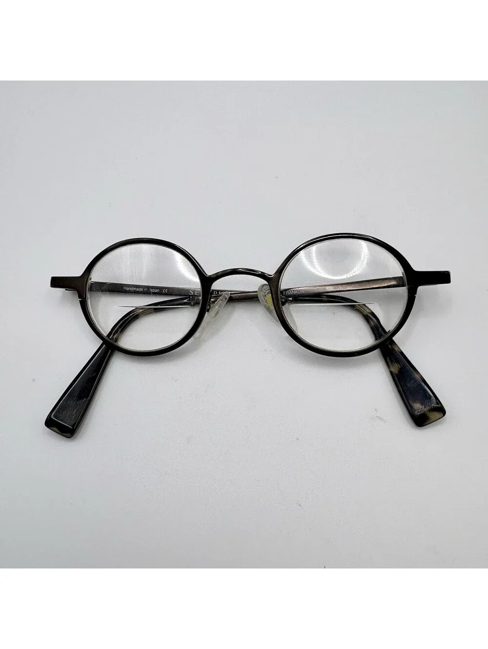 Seraphin Eyeglasses Franklin Round Gunmetal 8508 40-23-145 FRAMES ONLY Japan